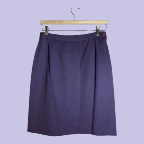 marc d’alcy Dresses & Skirts - Marc D’Alcy for Belaner Vintage A-Line Skirt 100% Wool Made in Hong Kong, Size 8